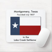 Montgomery, Texas/Lake Creek Settlement Mousepad Muismat (Met muis)