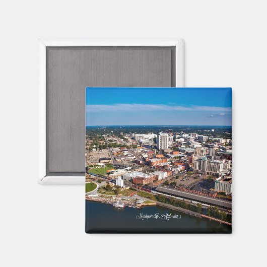 Montgomery, uitzicht van de alabama-luchthaven magneet (Voorkant / Achterkant)