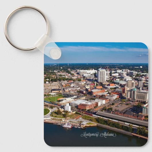 Montgomery, uitzicht van de alabama-luchthaven sleutelhanger (Voorkant)