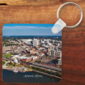 Montgomery, uitzicht van de alabama-luchthaven sleutelhanger (Achterkant)