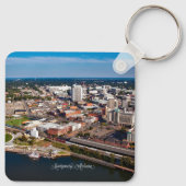 Montgomery, uitzicht van de alabama-luchthaven sleutelhanger (Achterkant)