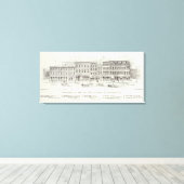 Montgomery West side California en Sacramento Canvas Afdruk (Insitu (Houten vloer))