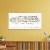 Montgomery West side California en Sacramento Canvas Afdruk (Insitu (Woonkamer))