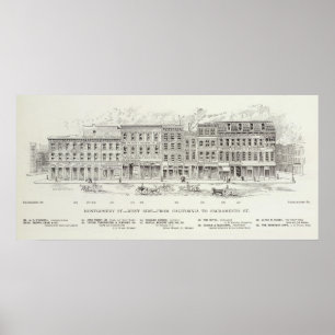 Montgomery West side California en Sacramento Poster