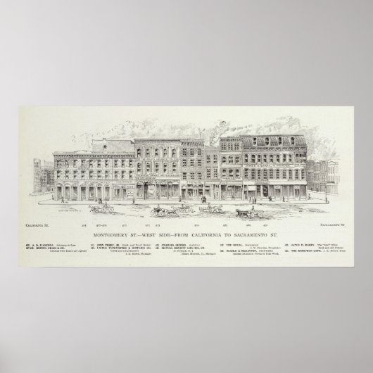 Montgomery West side California en Sacramento Poster (Voorkant)