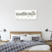Montgomery West side Clay en Washington Canvas Afdruk (Insitu (Slaapkamer))