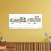 Montgomery West side Clay en Washington Canvas Afdruk (Insitu (Woonkamer))