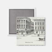 Montgomery West side Clay en Washington Magneet (Voorkant / Achterkant)