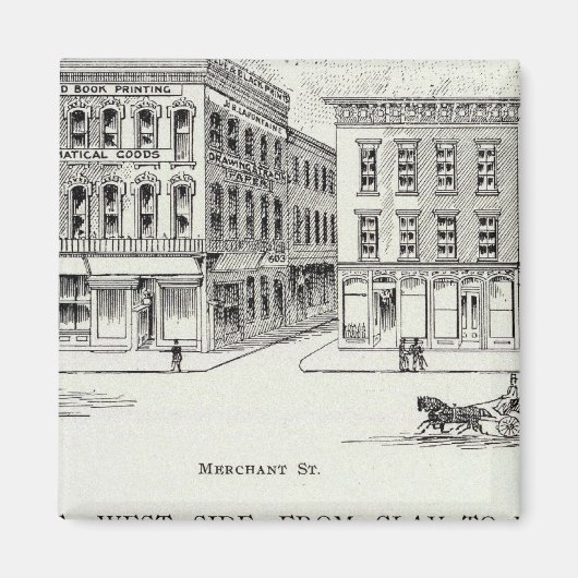 Montgomery West side Clay en Washington Magneet (Voorkant)