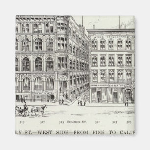 Montgomery West side Pine en California Magneet