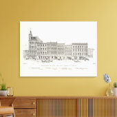 Montgomery West side Sutter en Struik Canvas Afdruk (Insitu (Woonkamer))