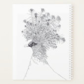Month and Weekly Planner Crowned Pigeon  (Achterkant)