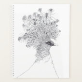 Month and Weekly Planner Crowned Pigeon  (Voorkant)