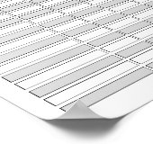 Monthly Bill Payment Tracker Log Poster (Hoek)