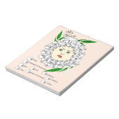 Monthly Mood Tracker Notitieblok (Linkerzijde)