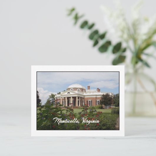 Monticello Briefkaart (Staand voorkant)