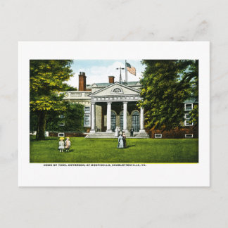 Monticello, Charlottesville, Virginia Briefkaart