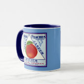 Monticello Georgia Peaches Mok (Voorkant links)