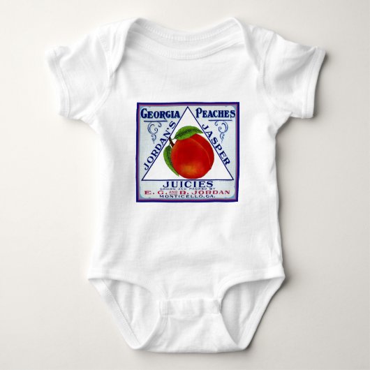 Monticello Georgia Peaches Romper (Voorkant)