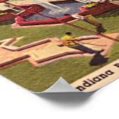 Monticello Indiana Lake Shafer 1950 Poster (Hoek)