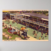 Monticello Indiana Lake Shafer 1950 Poster