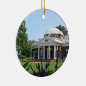 Monticello kerstversiering keramisch ornament (Rechts)