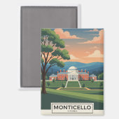 Monticello Magnet (Voorkant / Achterkant)
