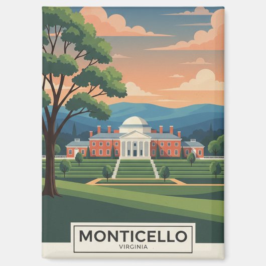 Monticello Magnet (Voorkant)