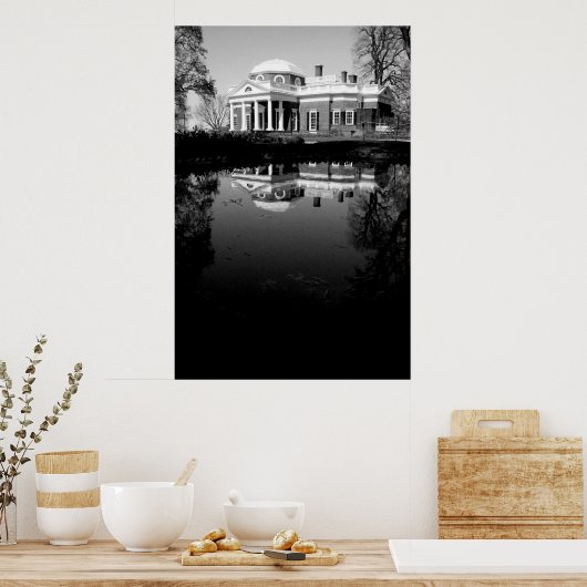Monticello over water poster (Keuken)