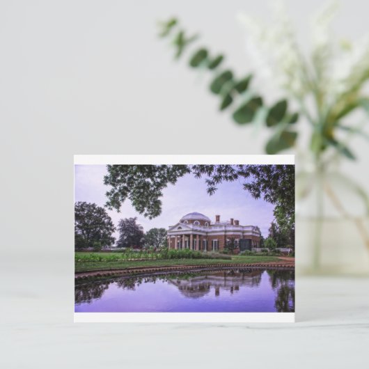 Monticello Reflection Briefkaart (Staand voorkant)