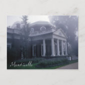 Monticello Thomas Jefferson's thuis Briefkaart (Voorkant)