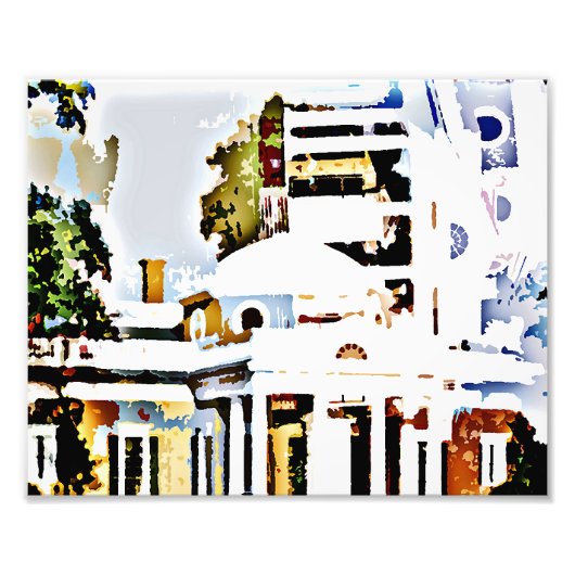 Monticello - Thomas Jefferson's thuis in Virginia Foto Afdruk (Voorkant)