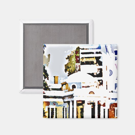 Monticello - Thomas Jefferson's thuis in Virginia Magneet (Voorkant / Achterkant)