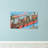 Monticello, Utah - Grote lettertjes Canvas Afdruk (Insitu (Houten vloer))