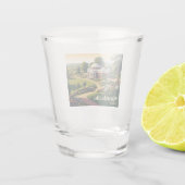 Monticello Virginia Shot Glas (Achterkant)