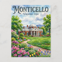 Monticello VS Briefkaart