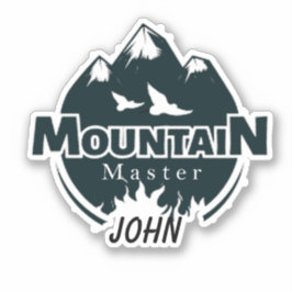 Montitemeester op maat sticker