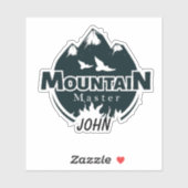 Montitemeester op maat sticker (Vel)