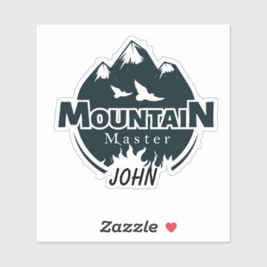 Montitemeester op maat sticker (Vel)