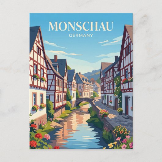 Montjoie Duitsland Briefkaart (Voorkant)