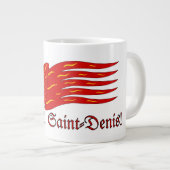 Montjoie! Saint-Denis! Red Oriflamme with Sun Grote Koffiekop (Voorkant rechts)