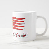 Montjoie! Saint-Denis! Red Oriflamme with Sun Grote Koffiekop (Rechts)