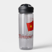 Montjoie! Saint-Denis! Red Oriflamme with Sun Waterfles (Voorkant)