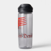 Montjoie! Saint-Denis! Red Oriflamme with Sun Waterfles (Achterkant)