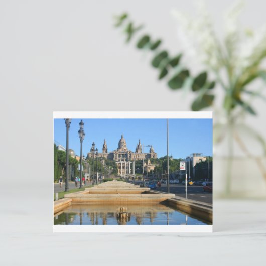 Montjuic, Barcelona, españa Briefkaart (Staand voorkant)