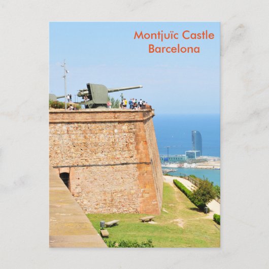 Montjuic castle, Barcelona Briefkaart (Voorkant)
