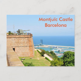 Montjuic castle, Barcelona Briefkaart