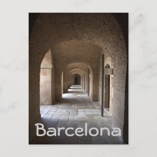 Montjuic Castle, Barcelona Briefkaart (Voorkant)