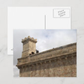 Montjuic Castle, Barcelona Briefkaart (Voorkant / Achterkant)
