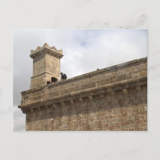 Montjuic Castle, Barcelona Briefkaart (Voorkant)